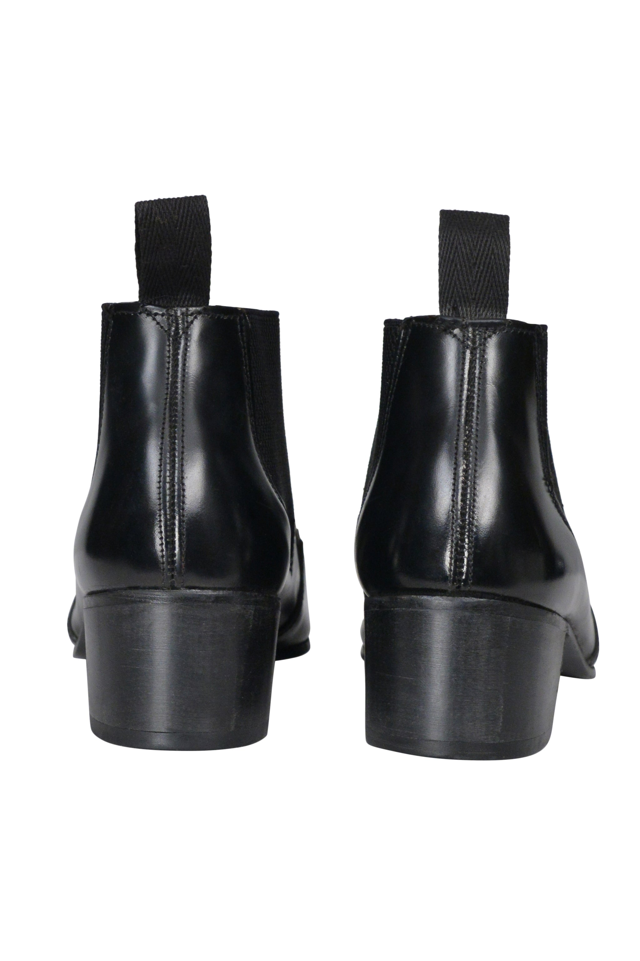 FRED AIR FUR & BLACK LEATHER BOOTS