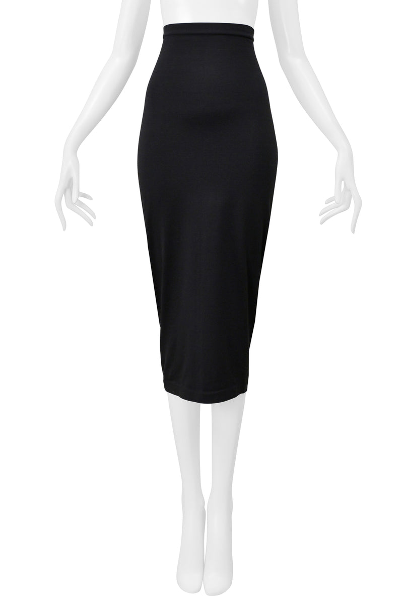 ROMEO GIGLI CHARCOAL HIGHWAISTED SKIRT