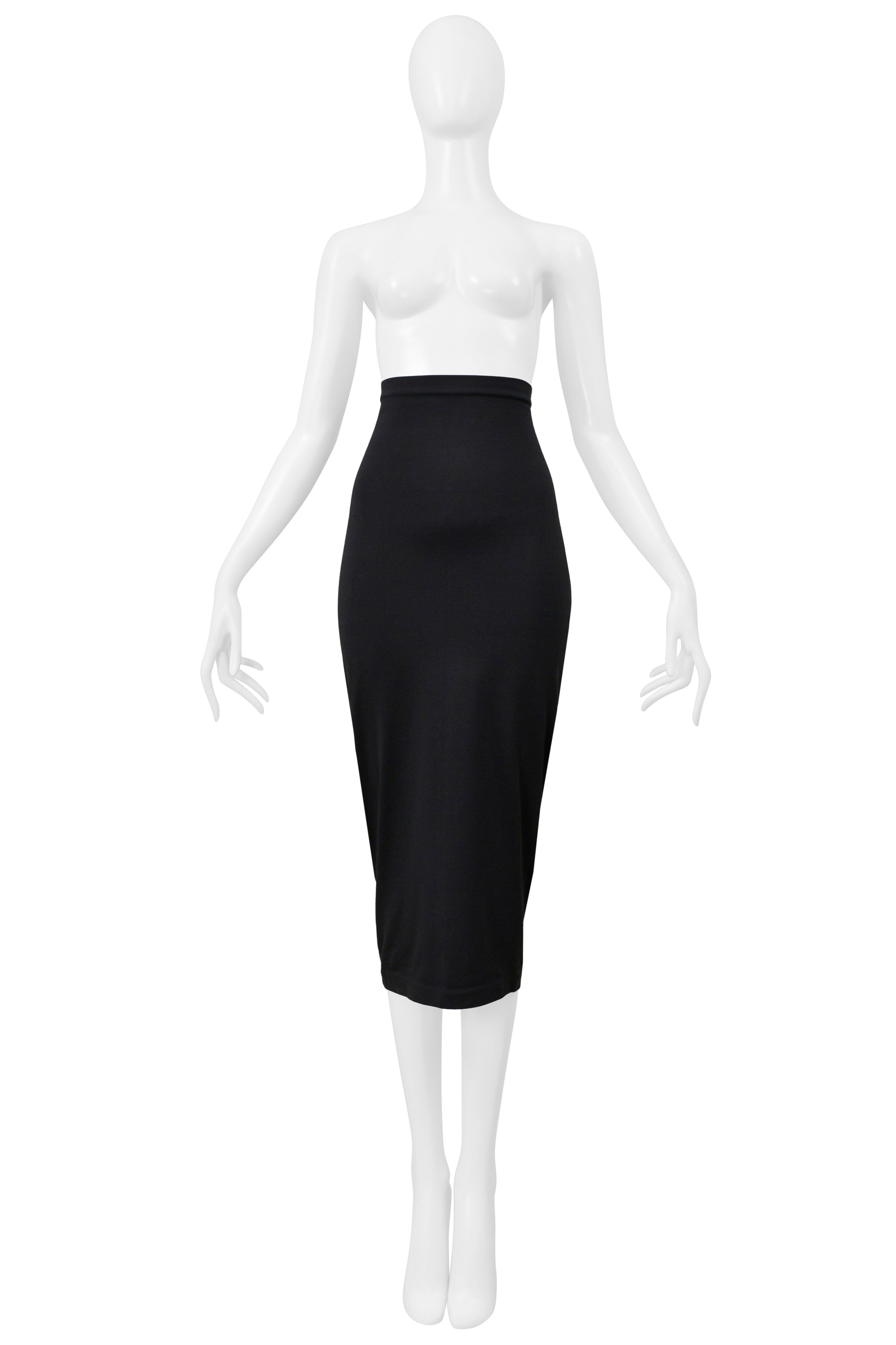 ROMEO GIGLI CHARCOAL HIGHWAISTED SKIRT