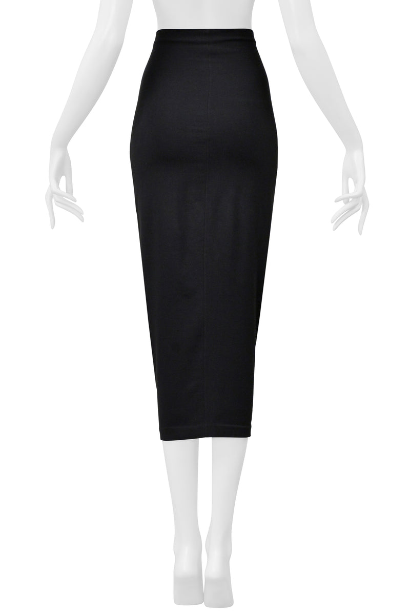ROMEO GIGLI CHARCOAL HIGHWAISTED SKIRT