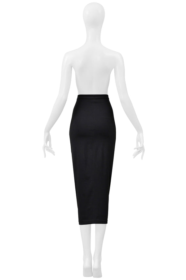 ROMEO GIGLI CHARCOAL HIGHWAISTED SKIRT