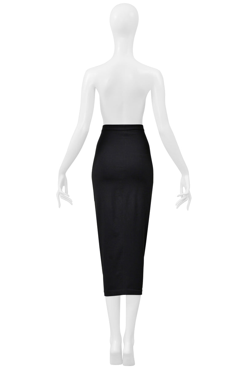 ROMEO GIGLI CHARCOAL HIGHWAISTED SKIRT