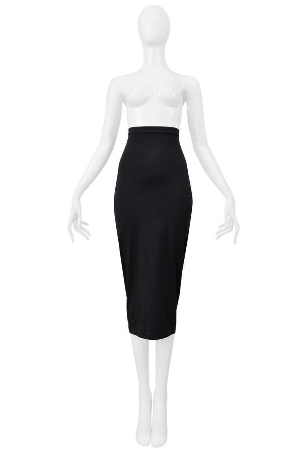 ROMEO GIGLI CHARCOAL HIGHWAISTED SKIRT