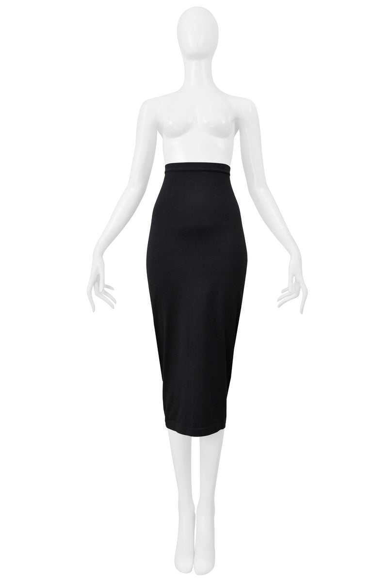 ROMEO GIGLI CHARCOAL HIGHWAISTED SKIRT