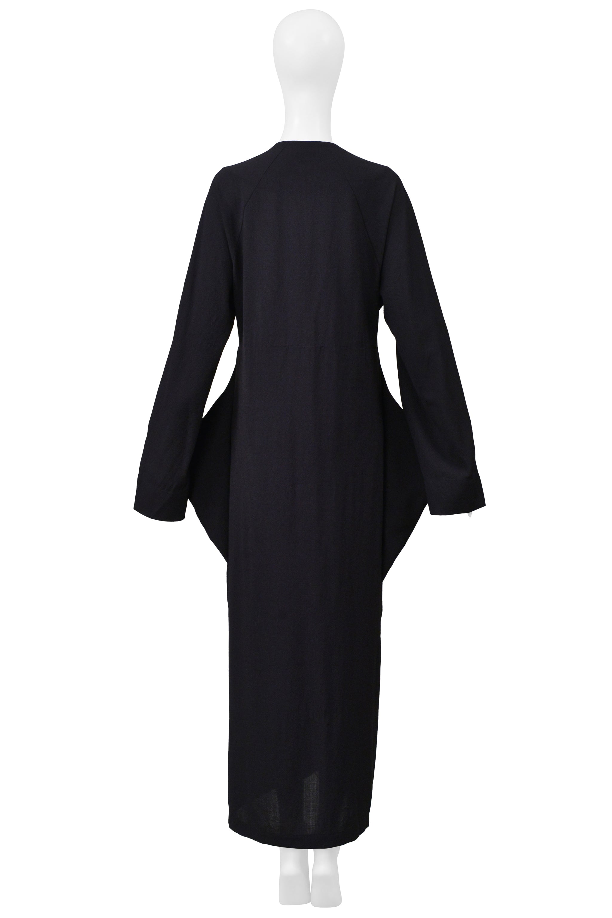 HOVMAN DARK NAVY BLUE LONG CONCEPT DRESS 2000