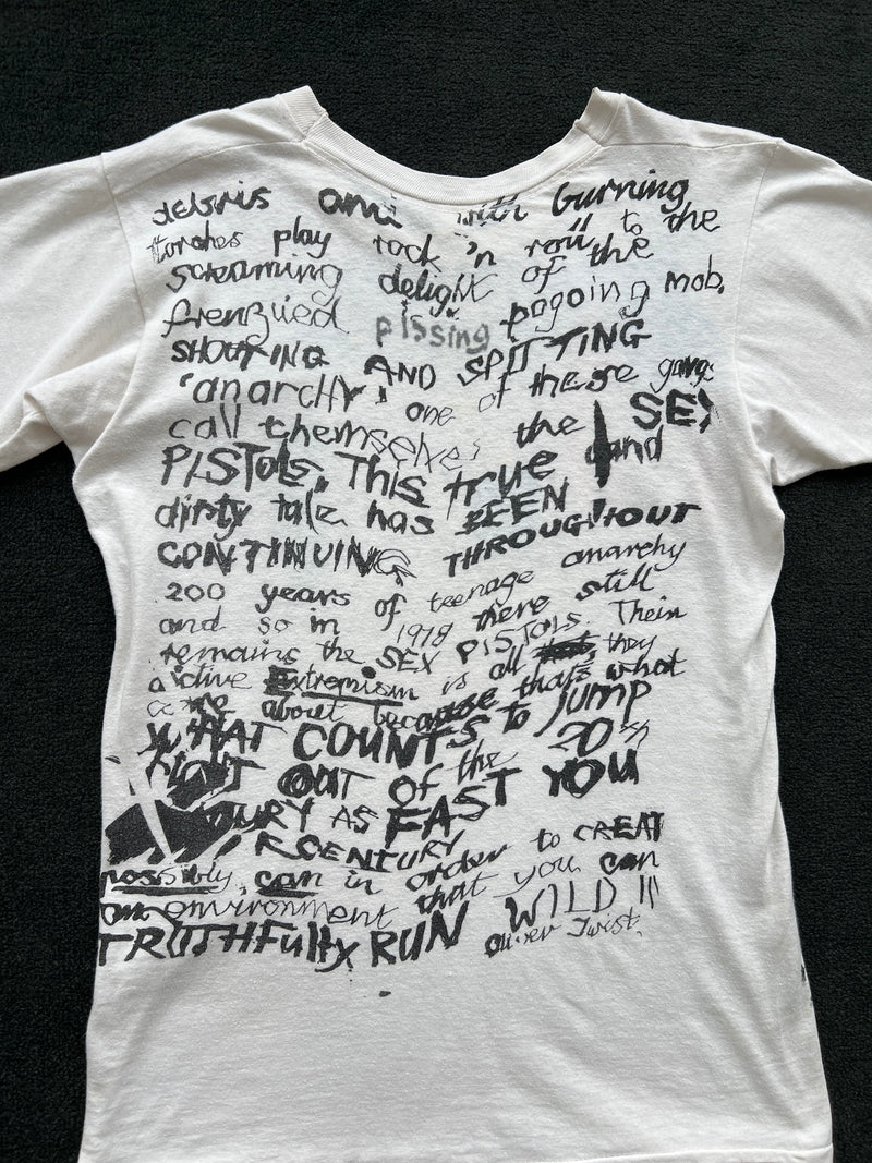 VIVIENNE WESTWOOD & MALCOLM MCLAREN OLIVER TWIST T-SHIRT 1976-7