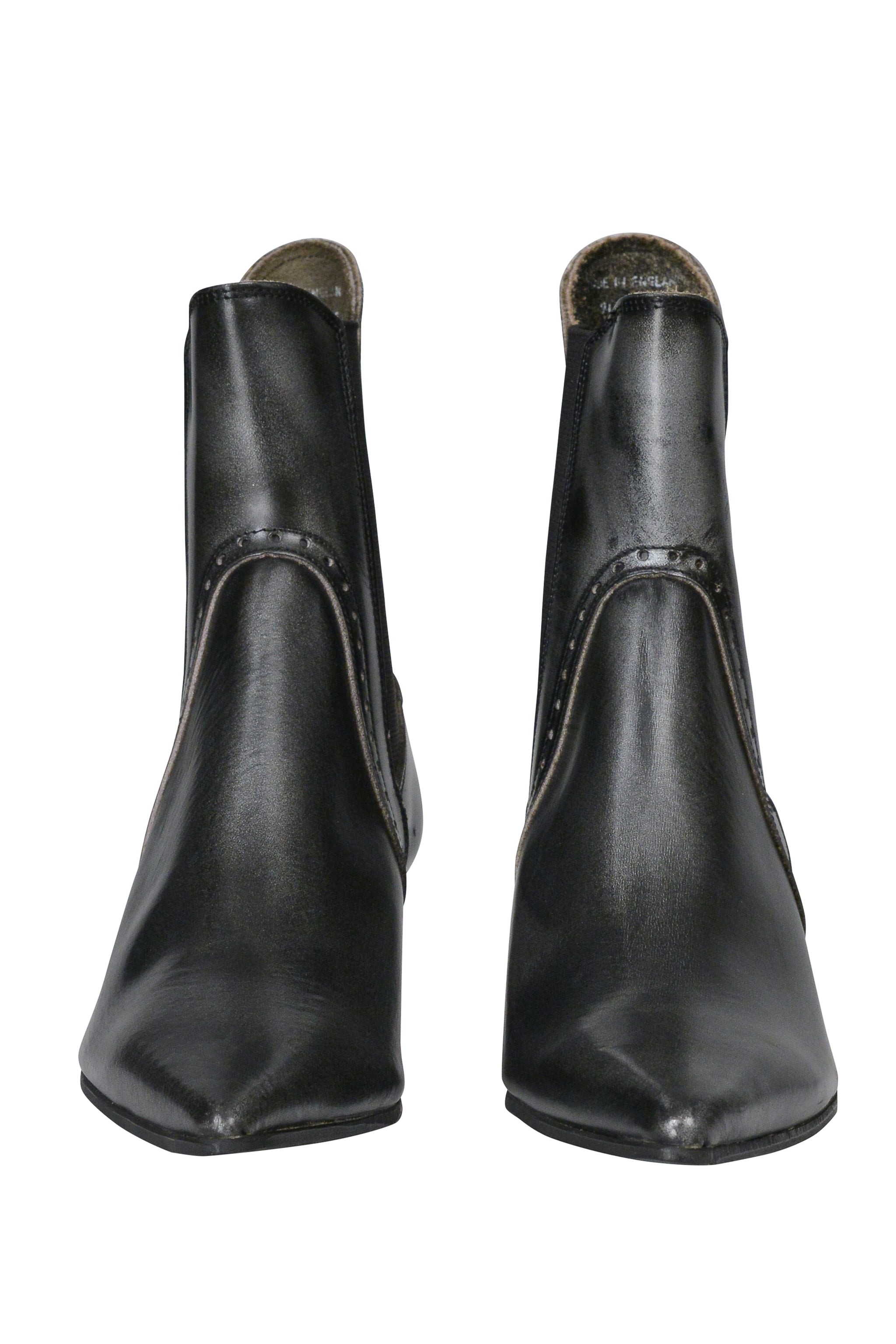 JOHN FLUEVOG GUNMETAL CHELSEA BOOTS