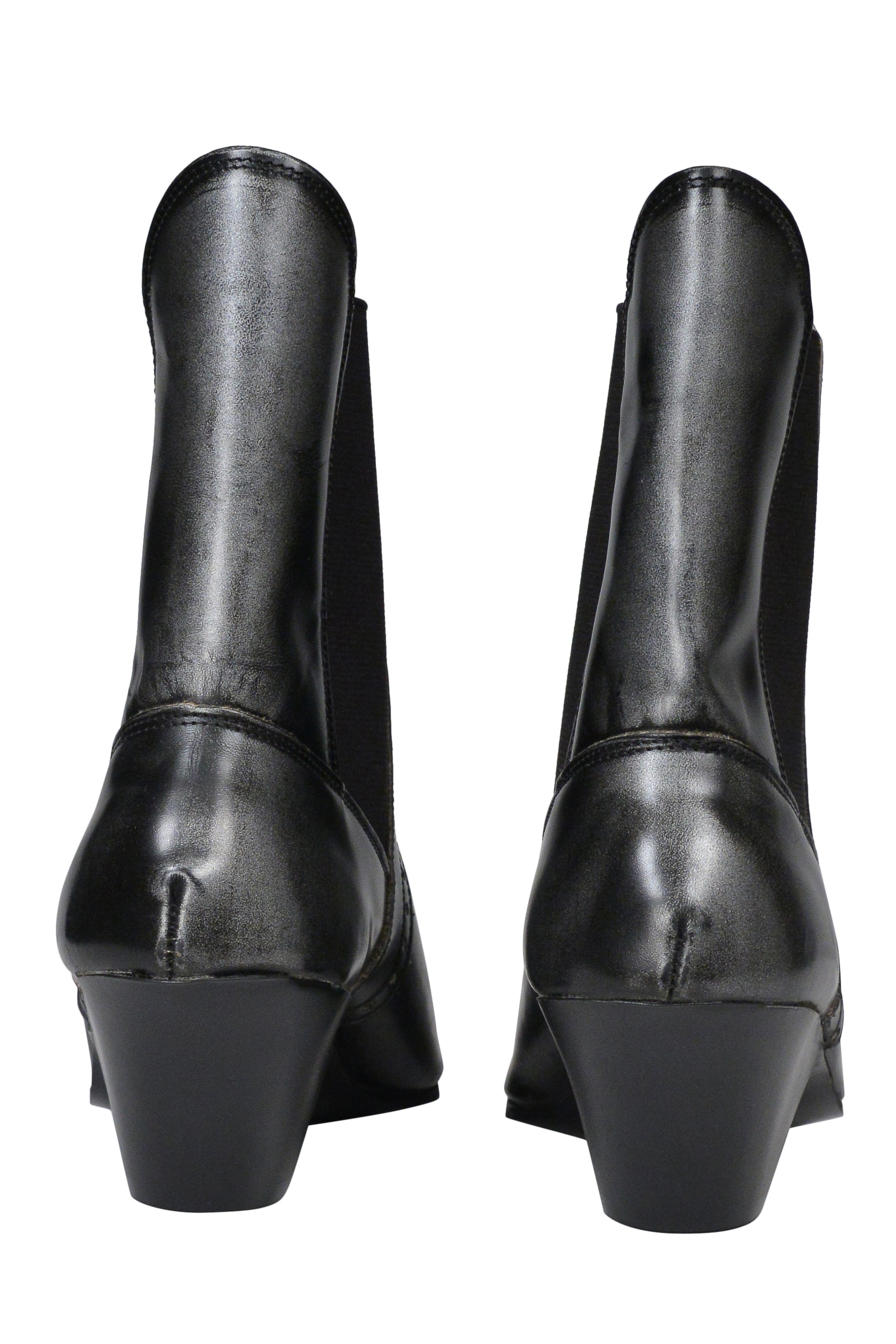 JOHN FLUEVOG GUNMETAL CHELSEA BOOTS