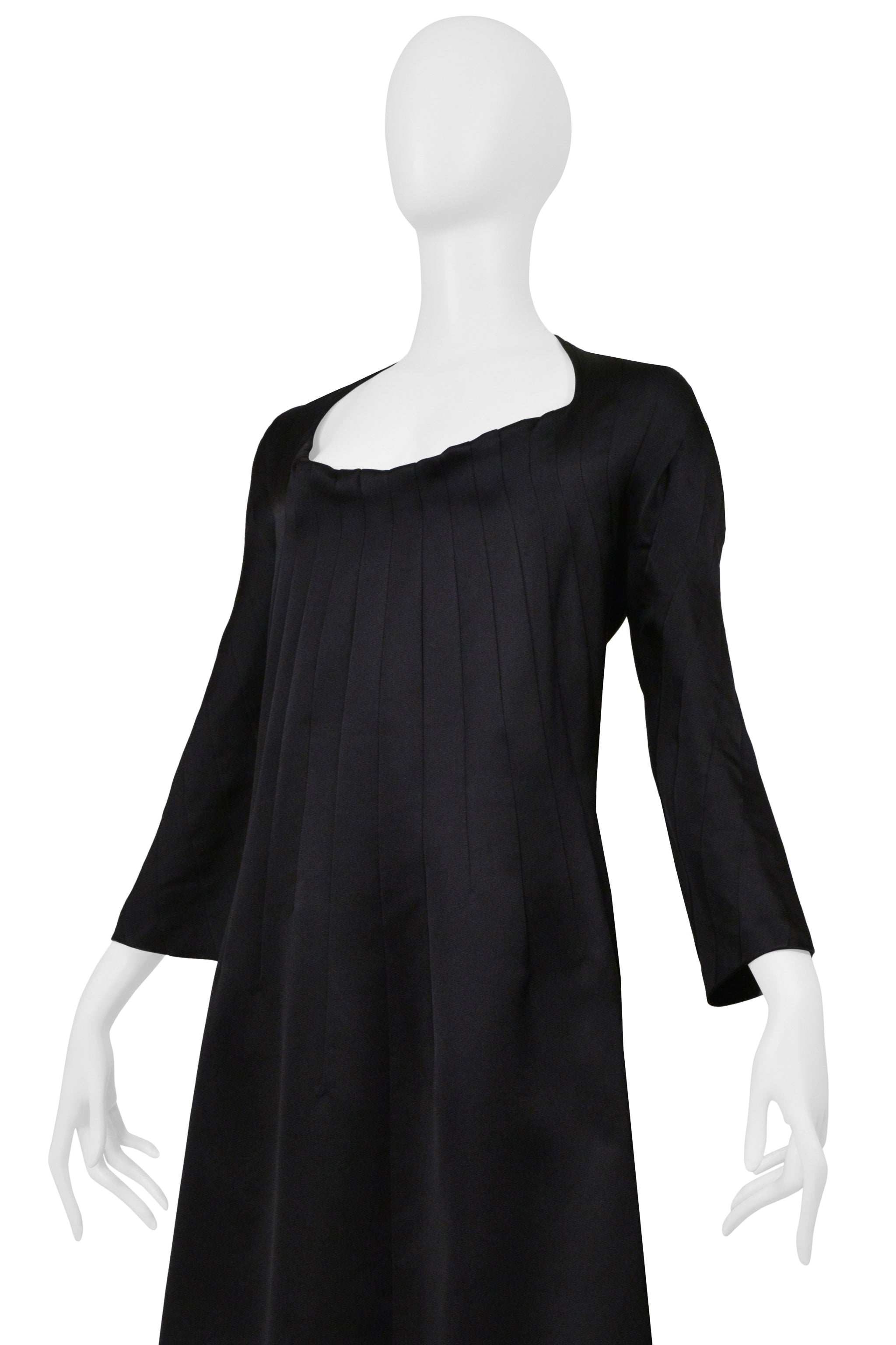 JUNYA WATANABE BLACK DRESS WITH SQUARE NECKLINE 1999-2000