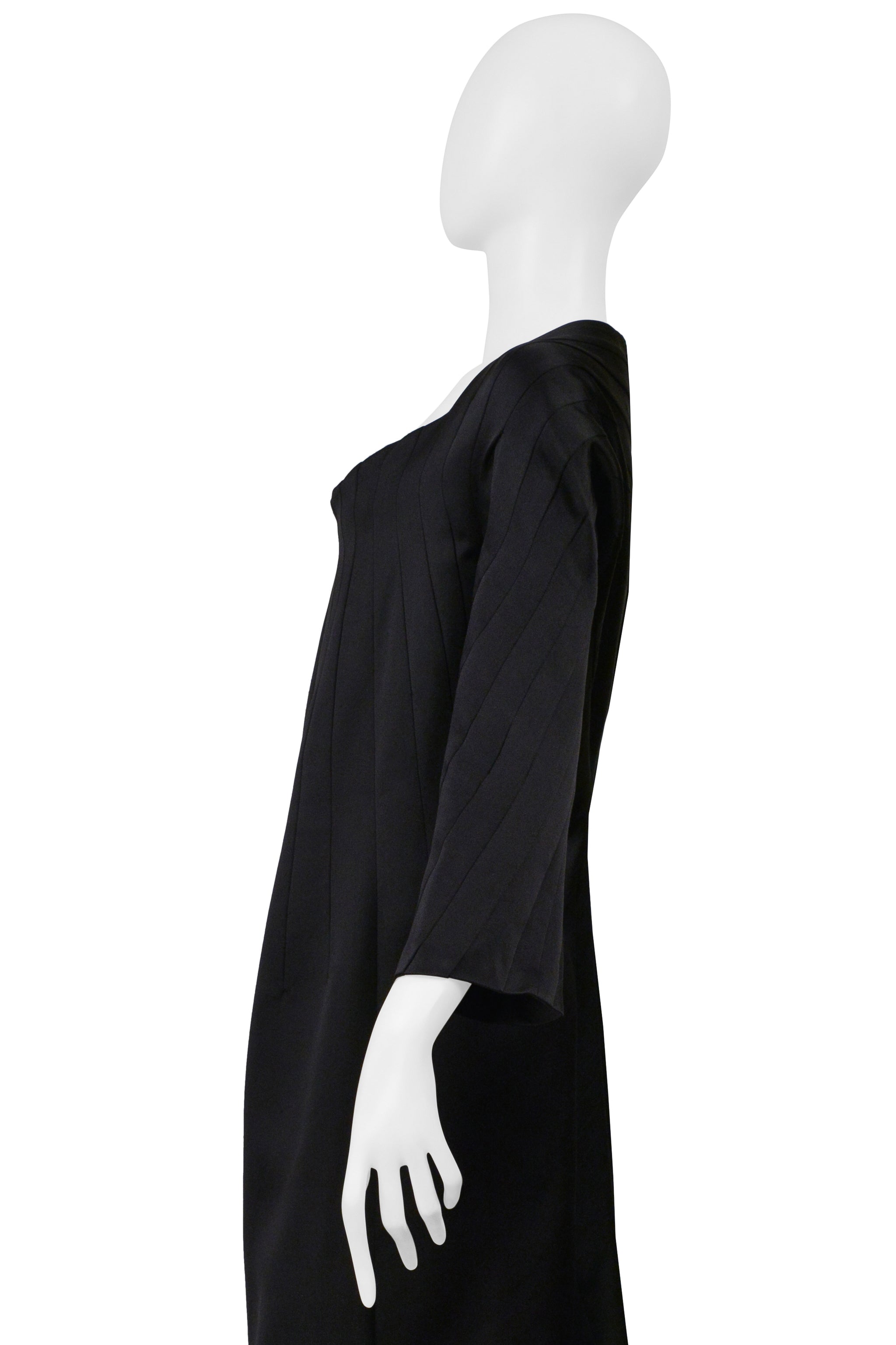 JUNYA WATANABE BLACK DRESS WITH SQUARE NECKLINE 1999-2000