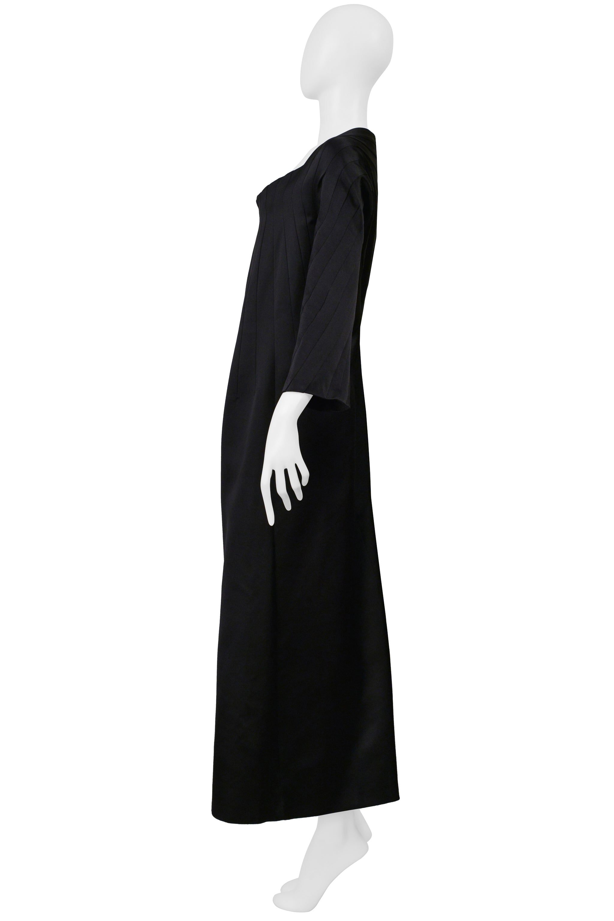 JUNYA WATANABE BLACK DRESS WITH SQUARE NECKLINE 1999-2000