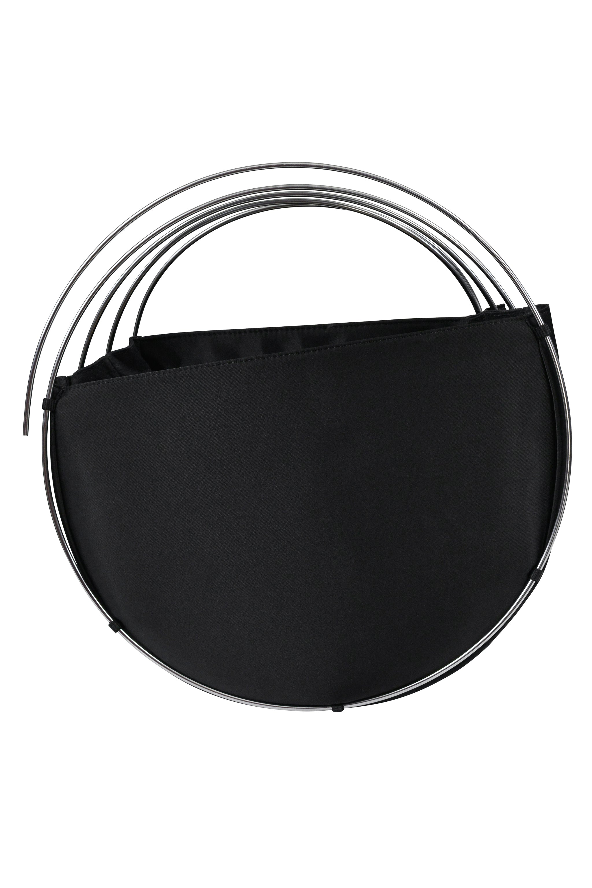 JUNYA WATANABE BLACK CAGE BAG WITH METAL RINGS AW 1999-2000