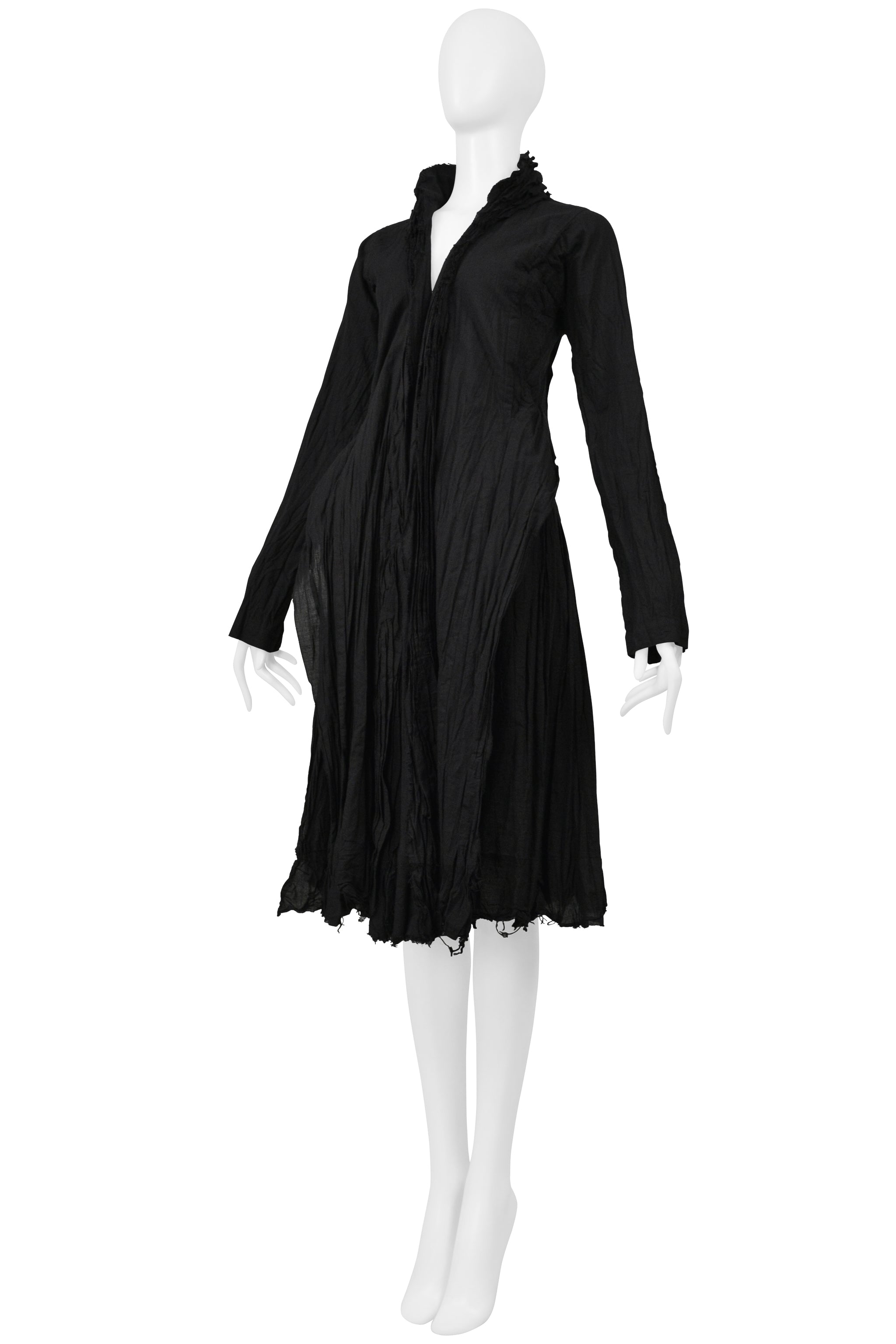 JUNYA WATANABE  BLACK 10 LAYER COTTON COAT 2005