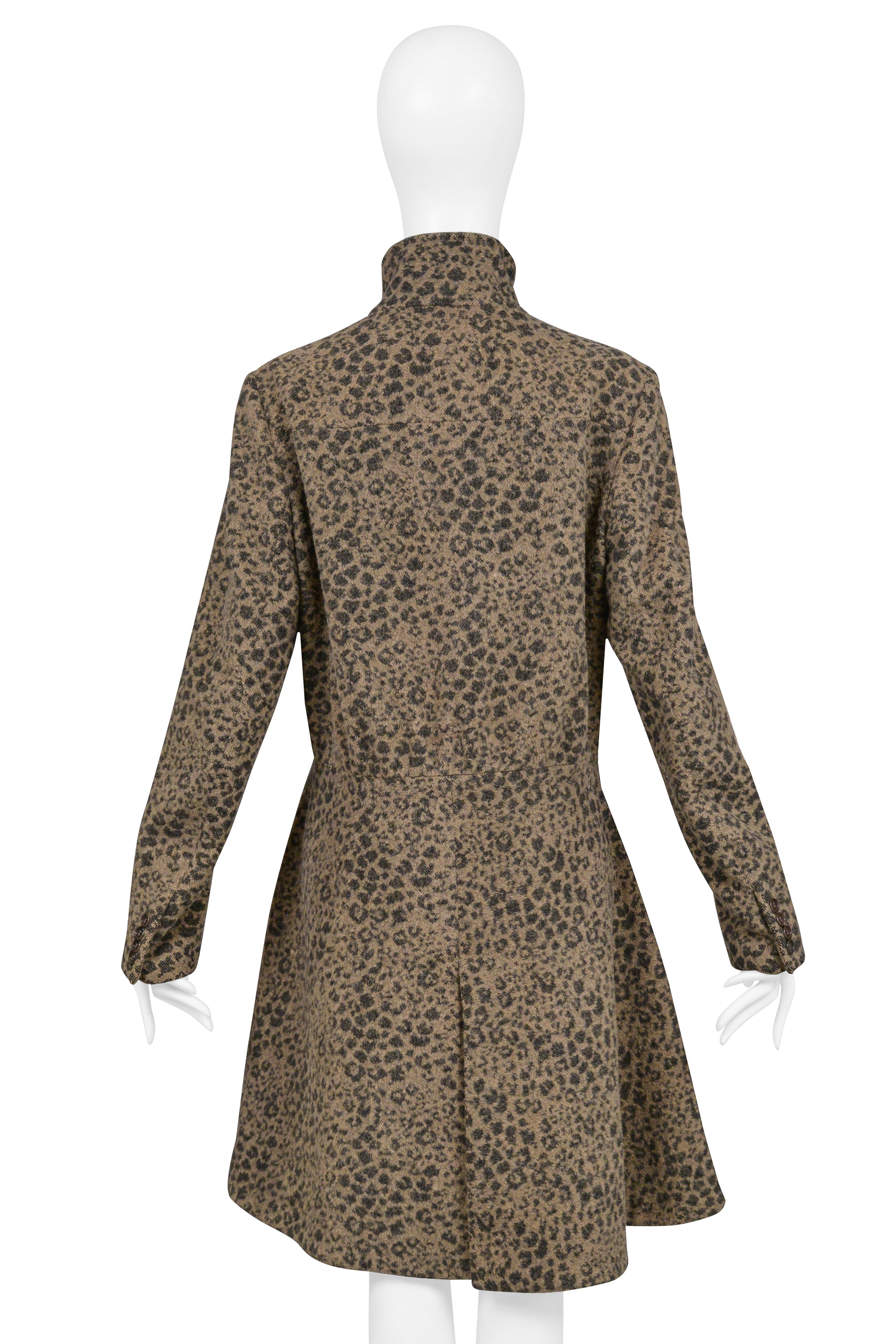 HELMUT LANG LEOPARD MOD COAT 2001