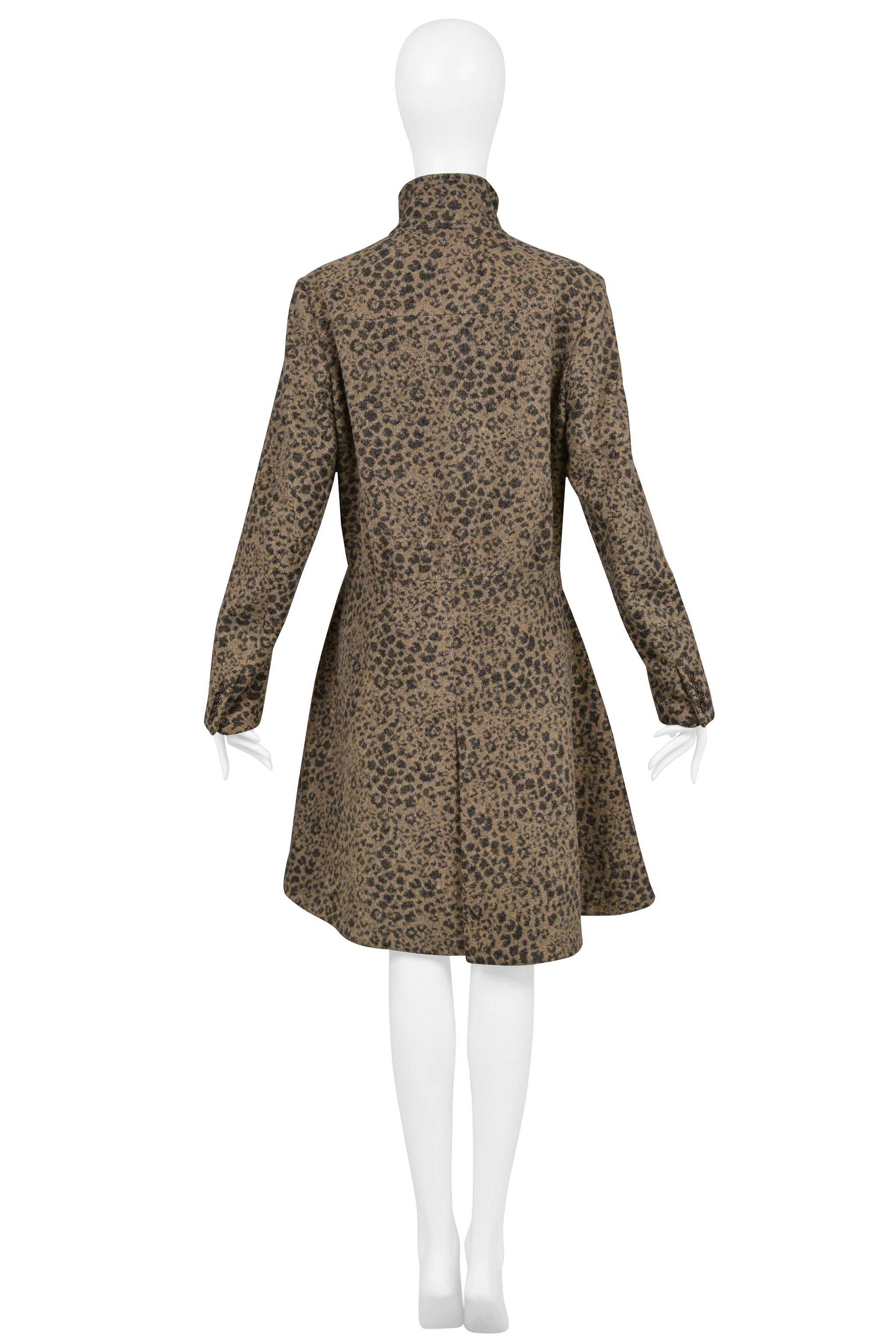 HELMUT LANG LEOPARD MOD COAT 2001