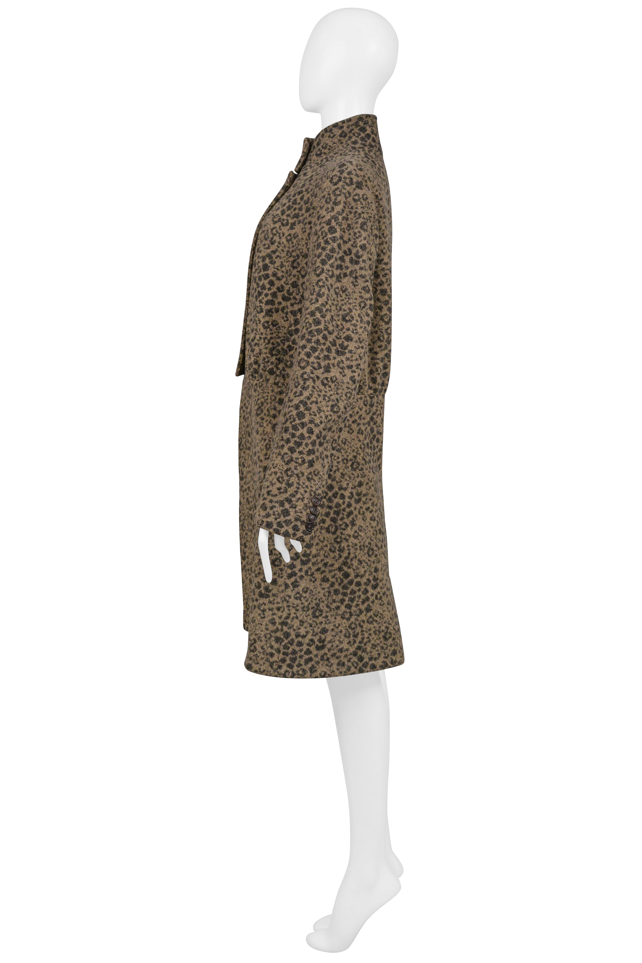 HELMUT LANG LEOPARD MOD COAT 2001