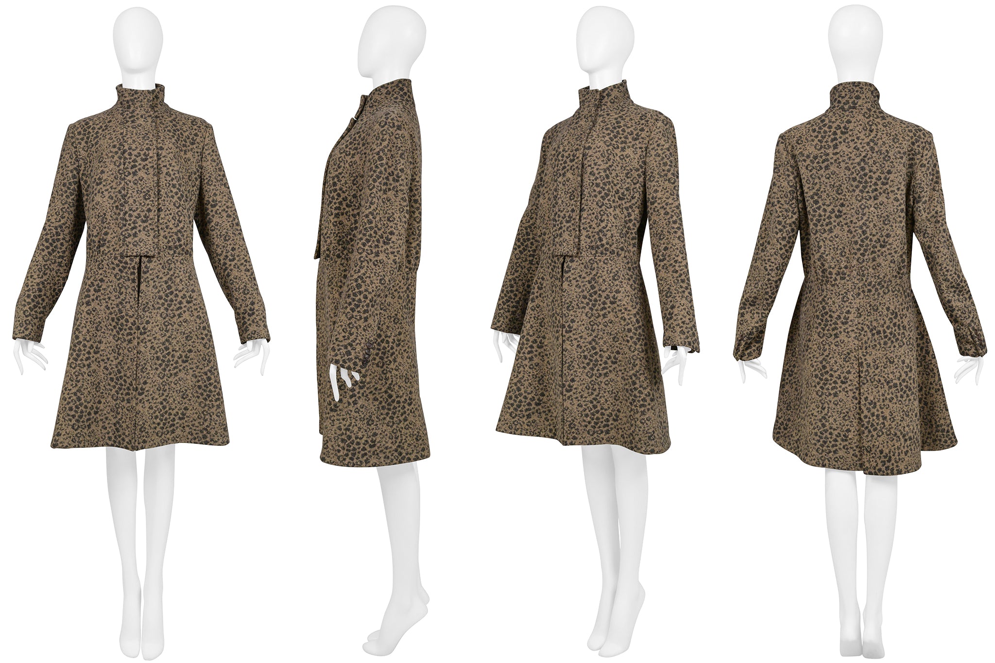HELMUT LANG LEOPARD MOD COAT 2001