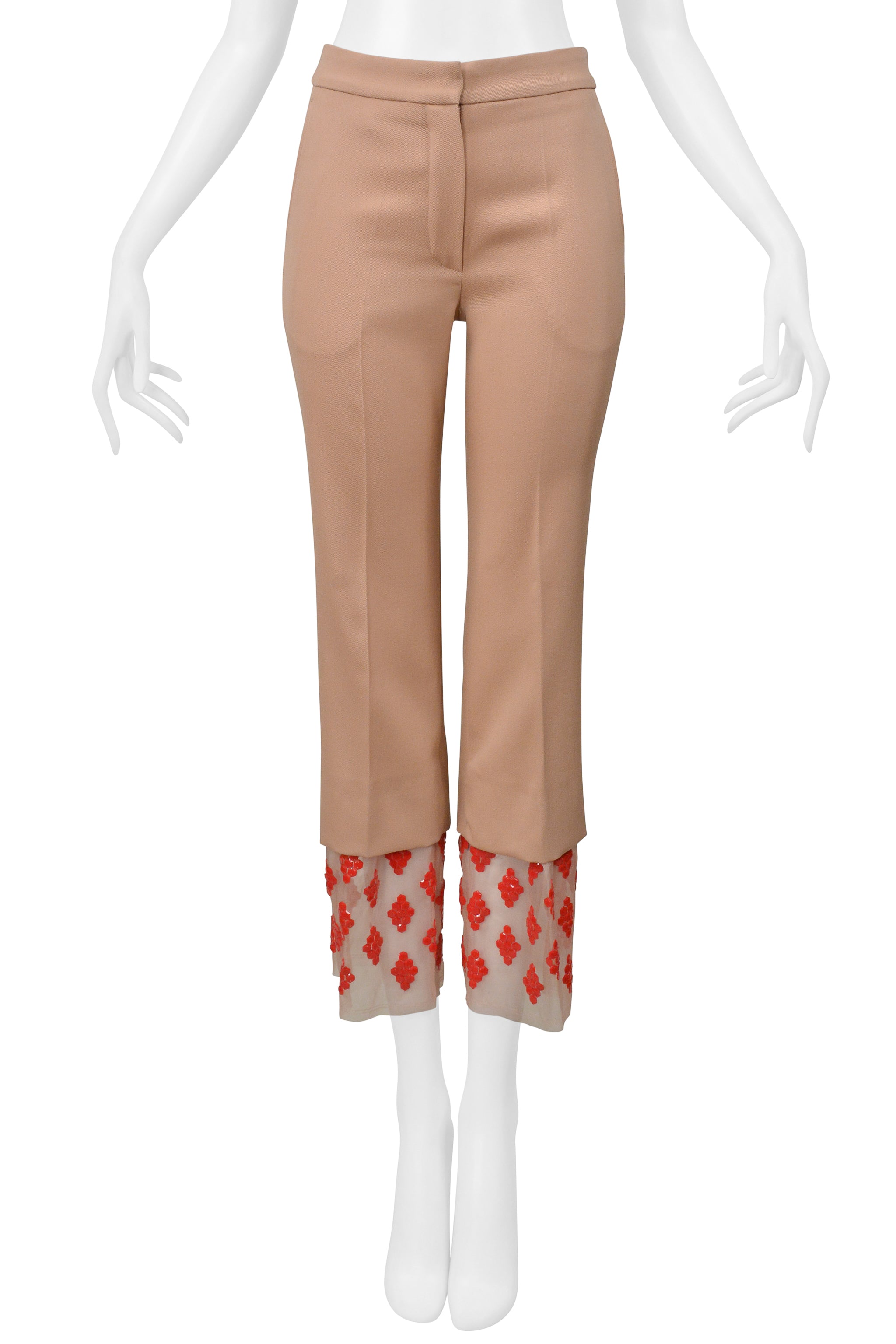 LANVIN PEACH & RED PRINT JACKET AND PANT SUIT ENSEMBLE NWTS 2022