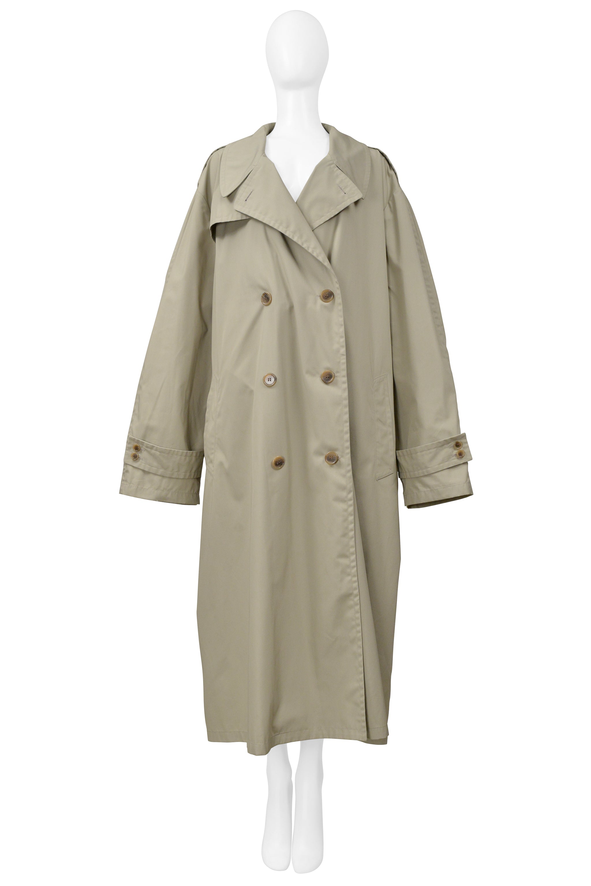 MAISON MARTIN MARGIELA ICONIC OVERSIZED TRENCH COAT 2000