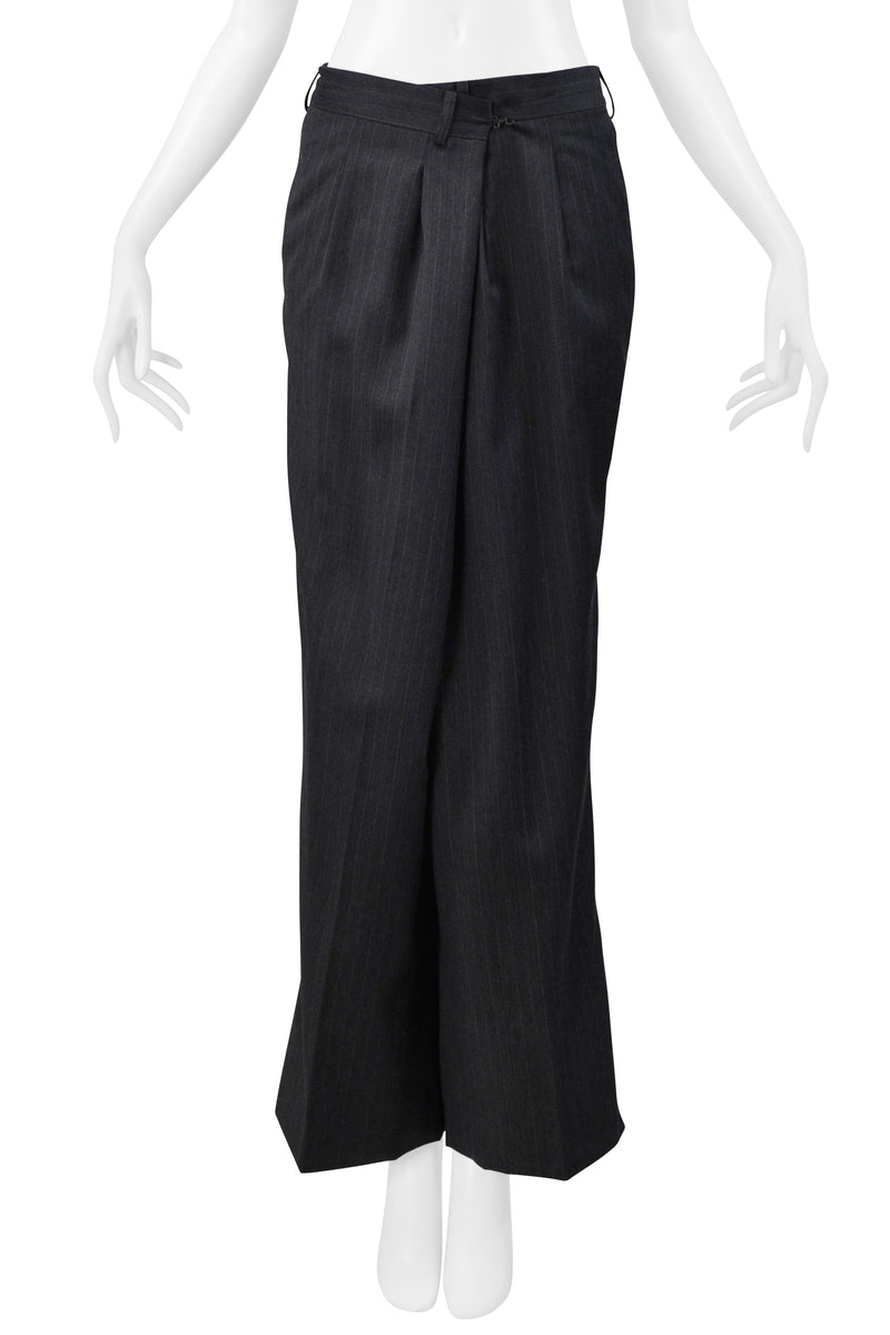 MAISON MARTIN MARGIELA GREY FOLD OVER TROUSER PANTS SS 2001