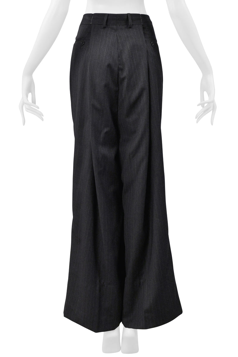 MAISON MARTIN MARGIELA GREY FOLD OVER TROUSER PANTS SS 2001
