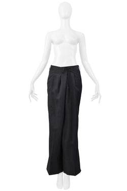MAISON MARTIN MARGIELA GREY FOLD OVER TROUSER PANTS SS 2001