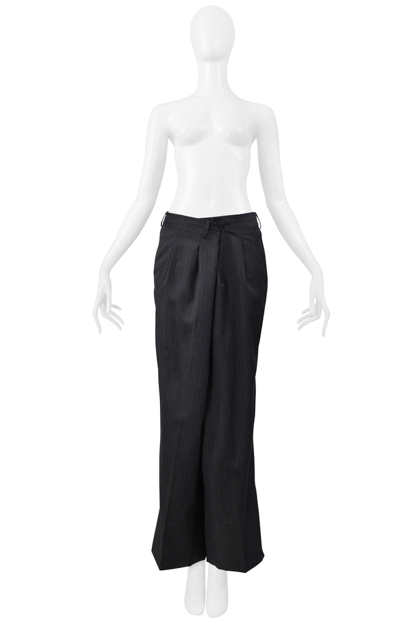 MAISON MARTIN MARGIELA GREY FOLD OVER TROUSER PANTS SS 2001