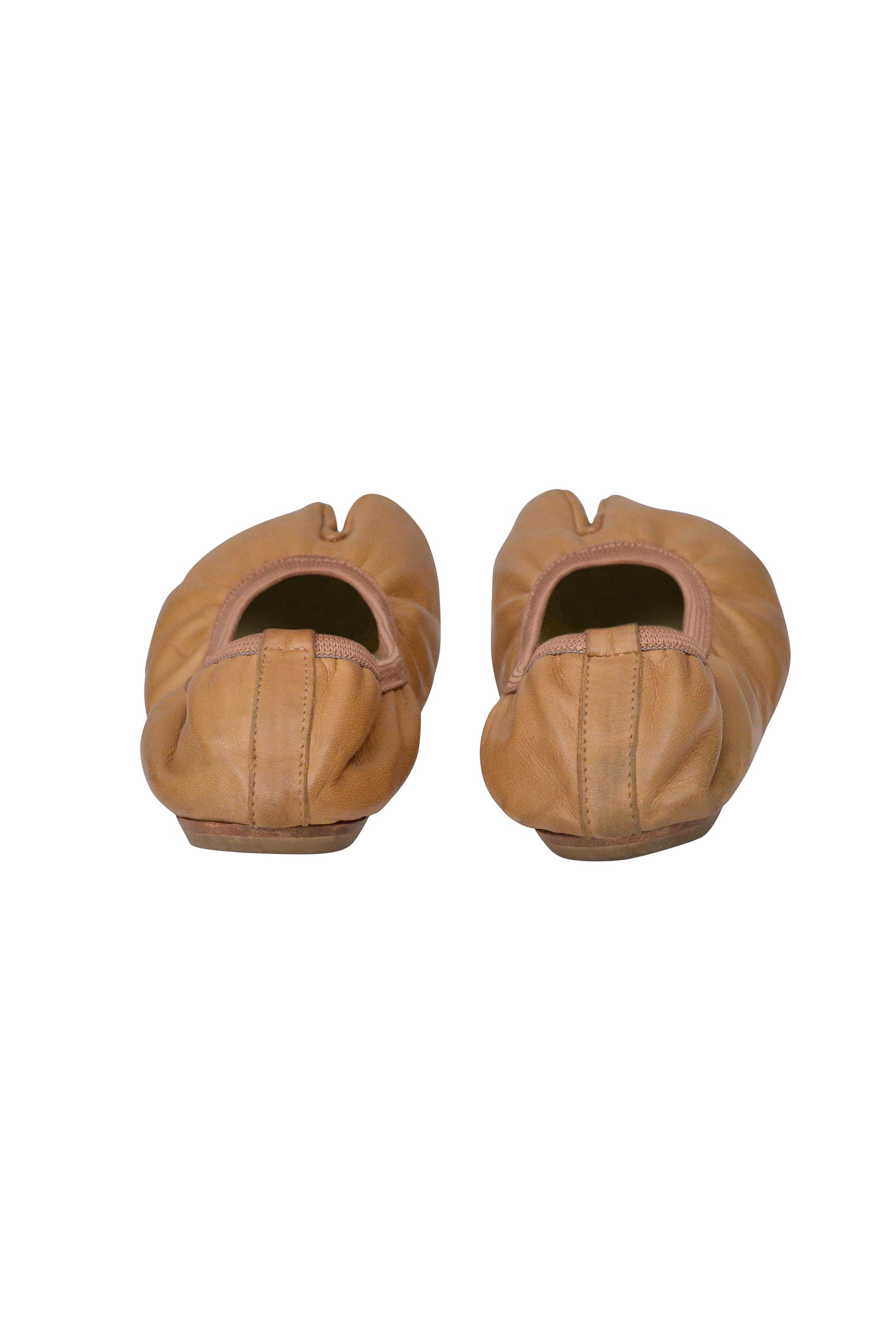 MAISON MARTIN MARGIELA BROWN TABI BALLET FLATS 2005