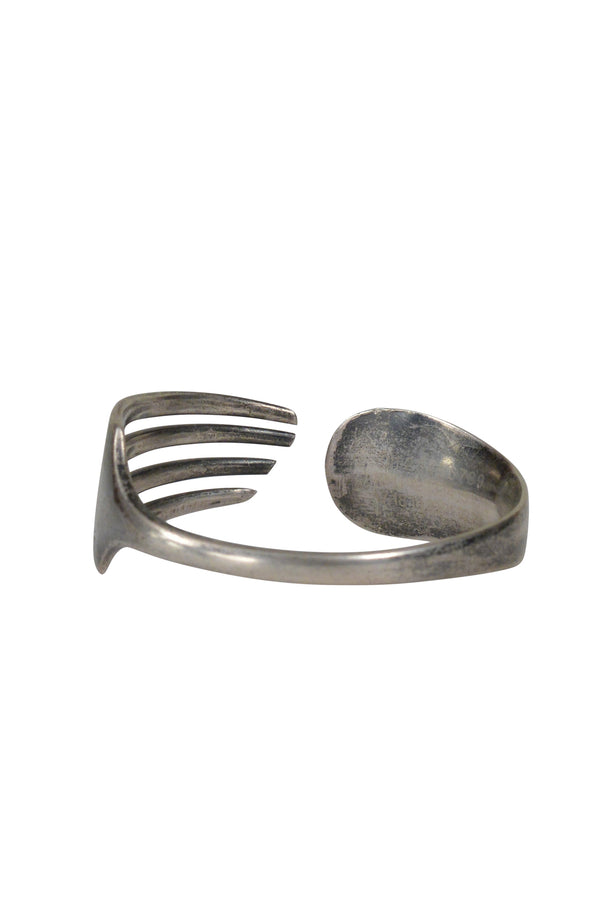 MAISON MARTIN MARGIELA ARTISANAL VINTAGE SILVER FORK BRACELET 2001