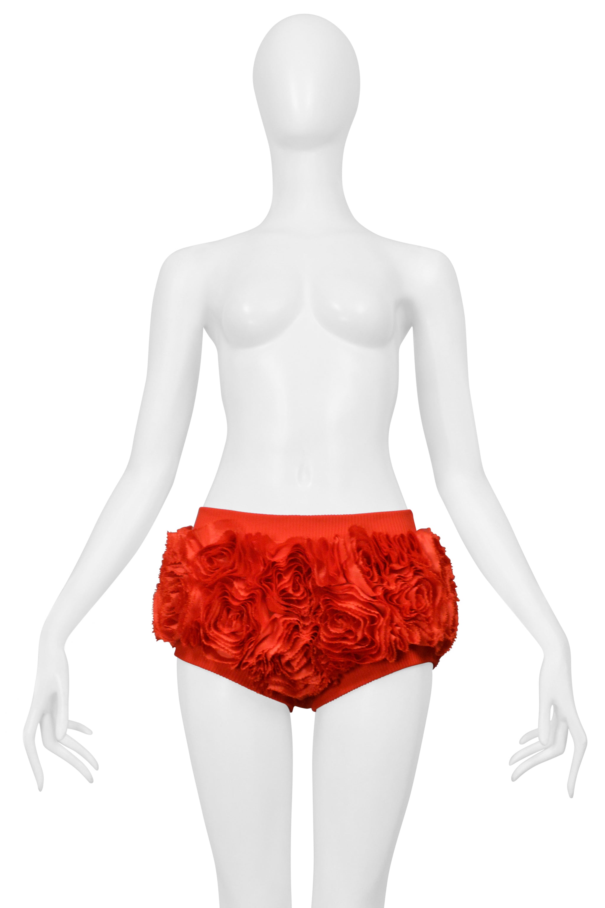 RED ROSE RUFFLE BLOOMERS