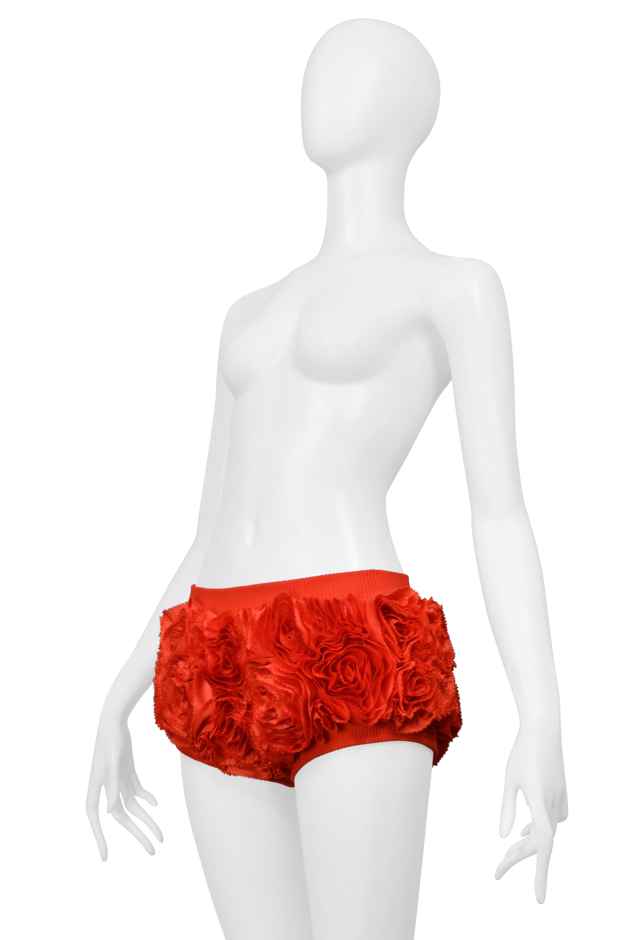 RED ROSE RUFFLE BLOOMERS