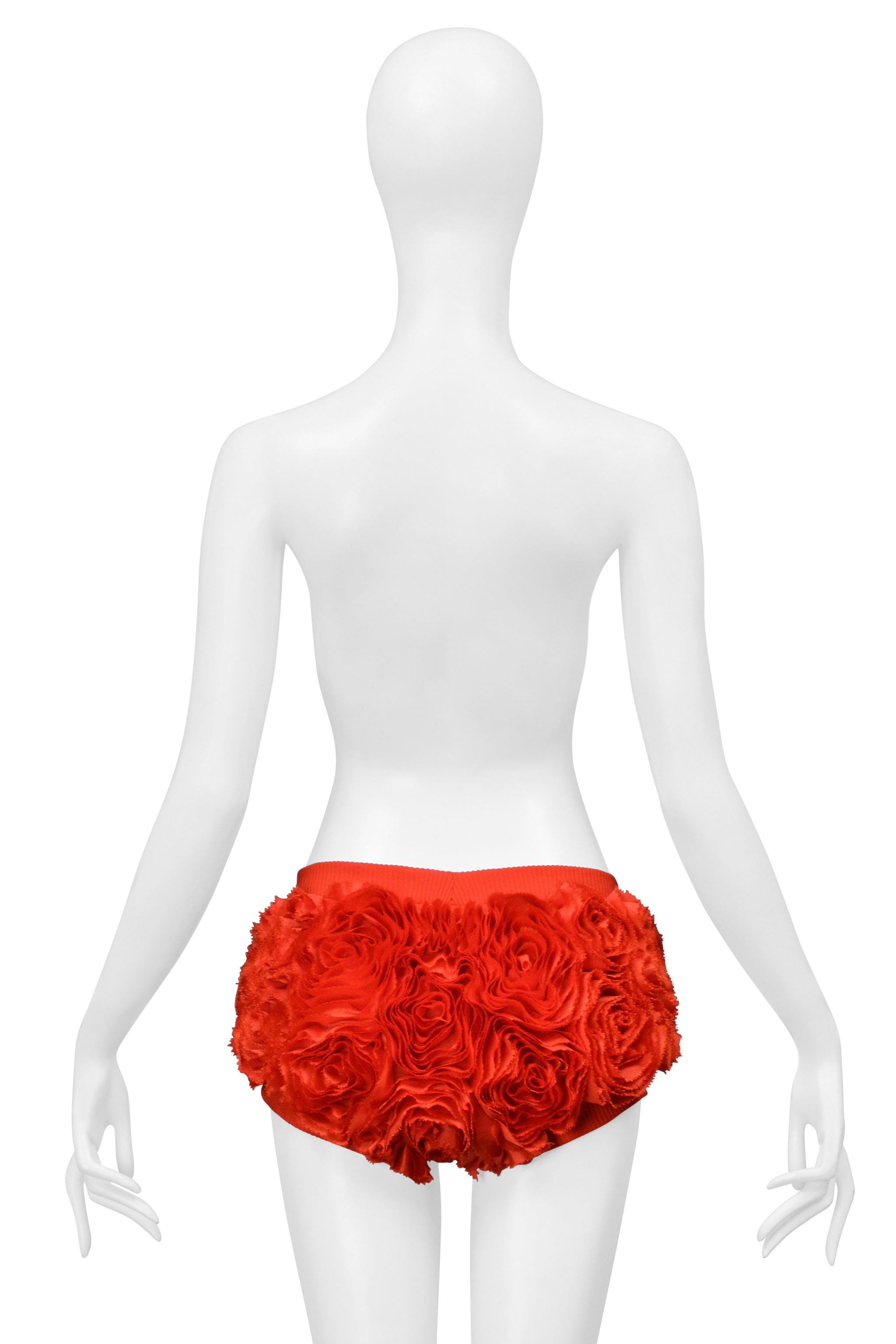 RED ROSE RUFFLE BLOOMERS
