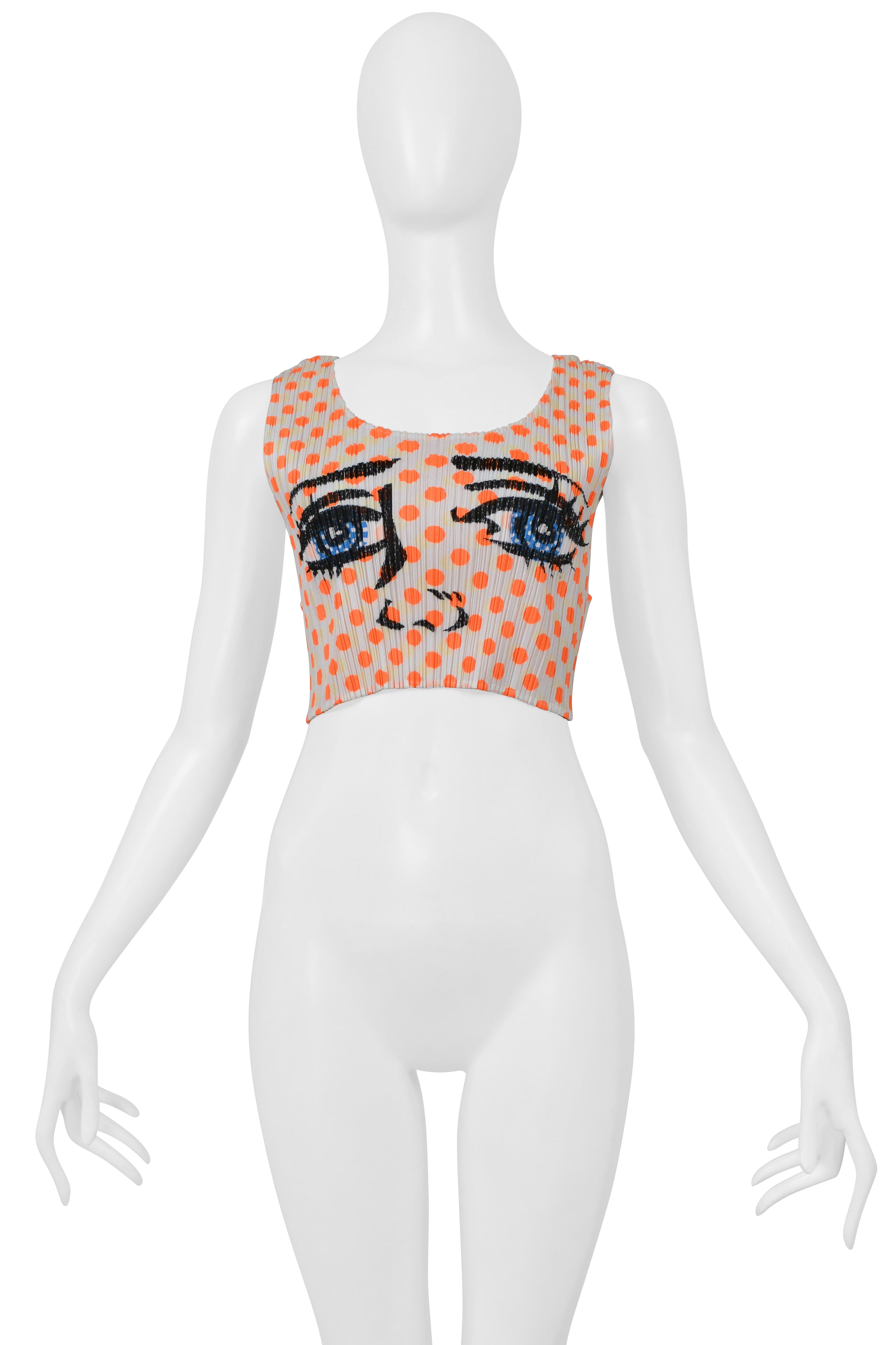 ISSEY MIYAKE PLEATS PLEASE EYE GRAPHIC TOP