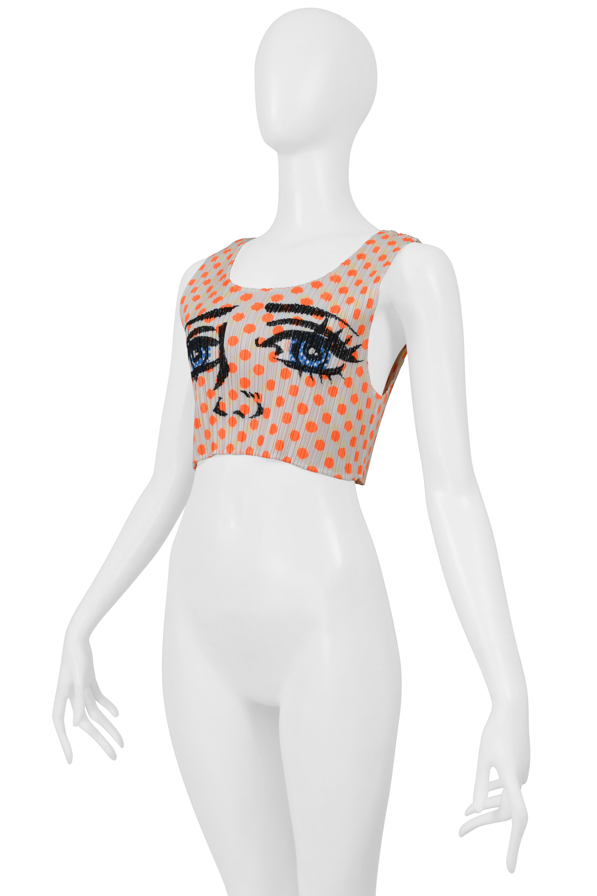 ISSEY MIYAKE PLEATS PLEASE EYE GRAPHIC TOP