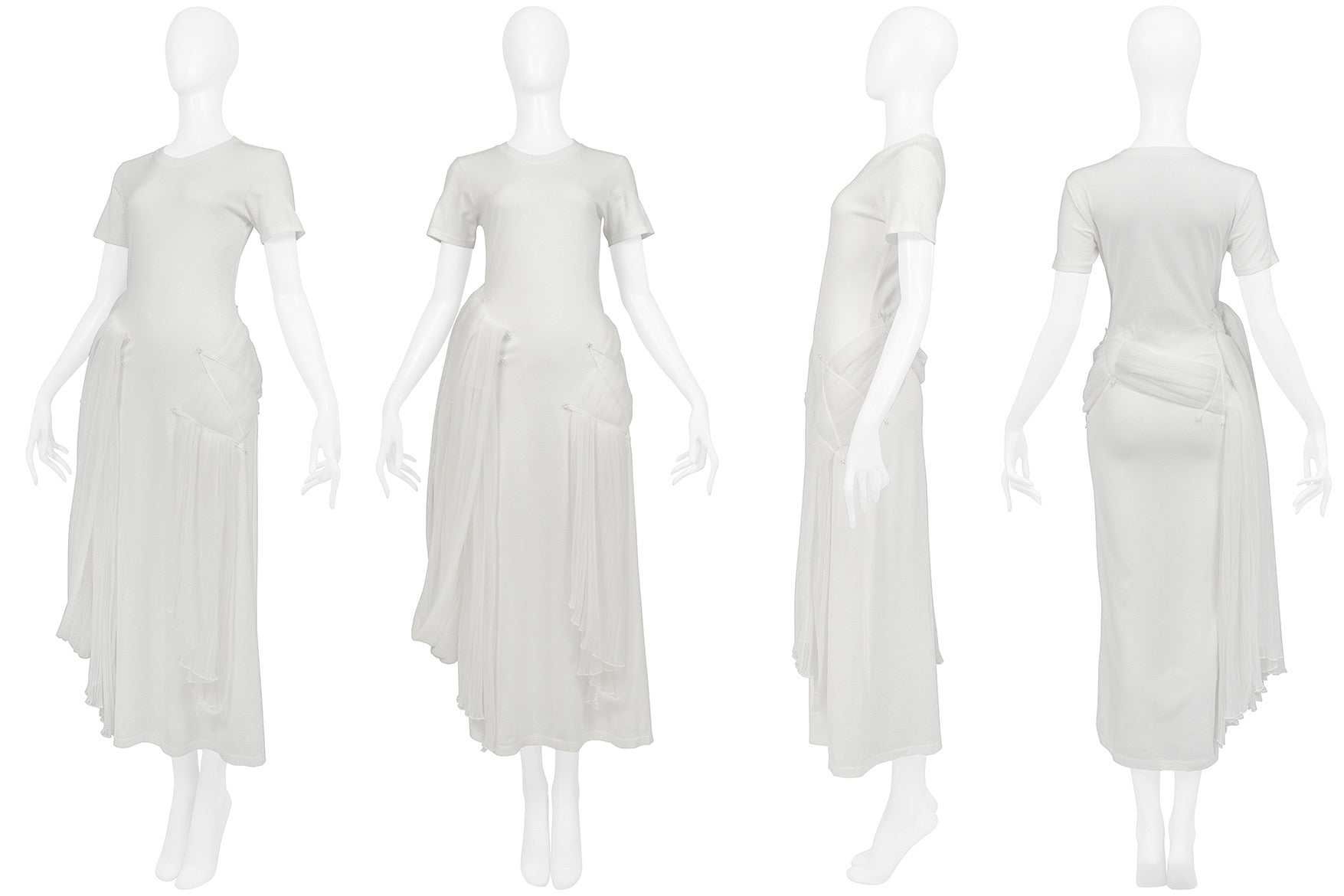 ISSEY MIYAKE ICONIC WHITE GODDESS CONCEPT DRESS 2003