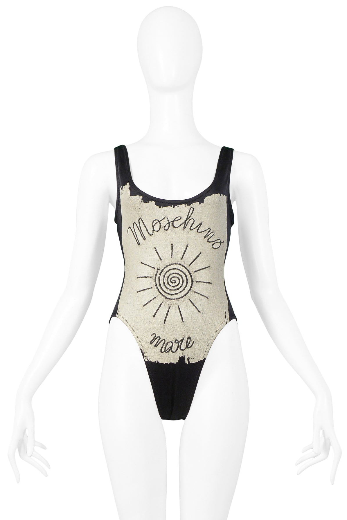 MOSCHINO SUN DRAWING SWIMSUIT