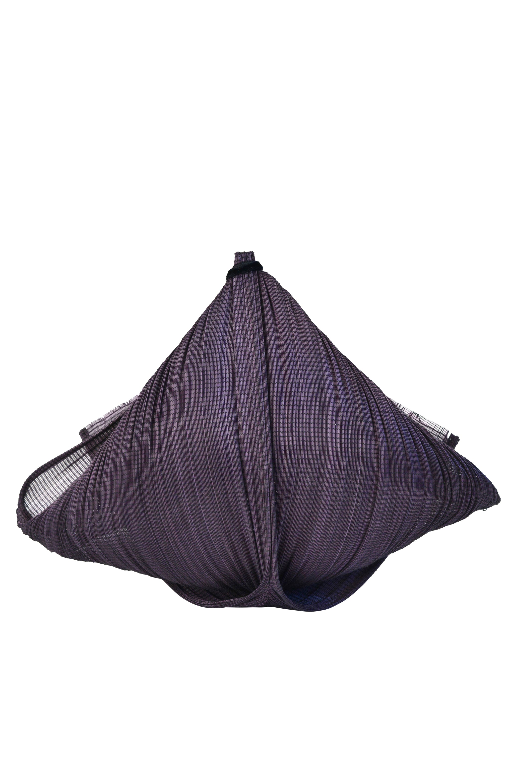 VINTAGE CELINE ROBERT BLACK RAFFIA SCULPTURAL CLUTCH BAG