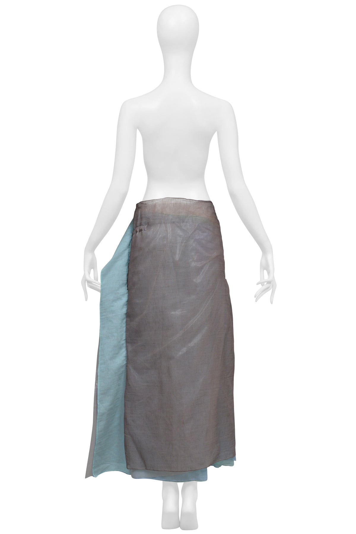 ISSEY MIYAKE BROWN JACKET AND SKIRT ENSEMBLE WITH KASHMIR PRINT 2001