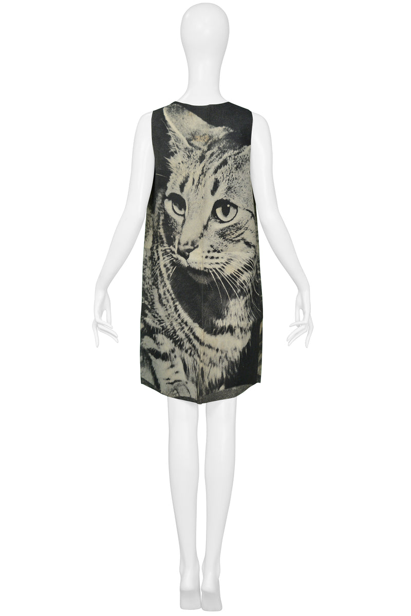 TL LONDON CAT PAPER DRESS 1970