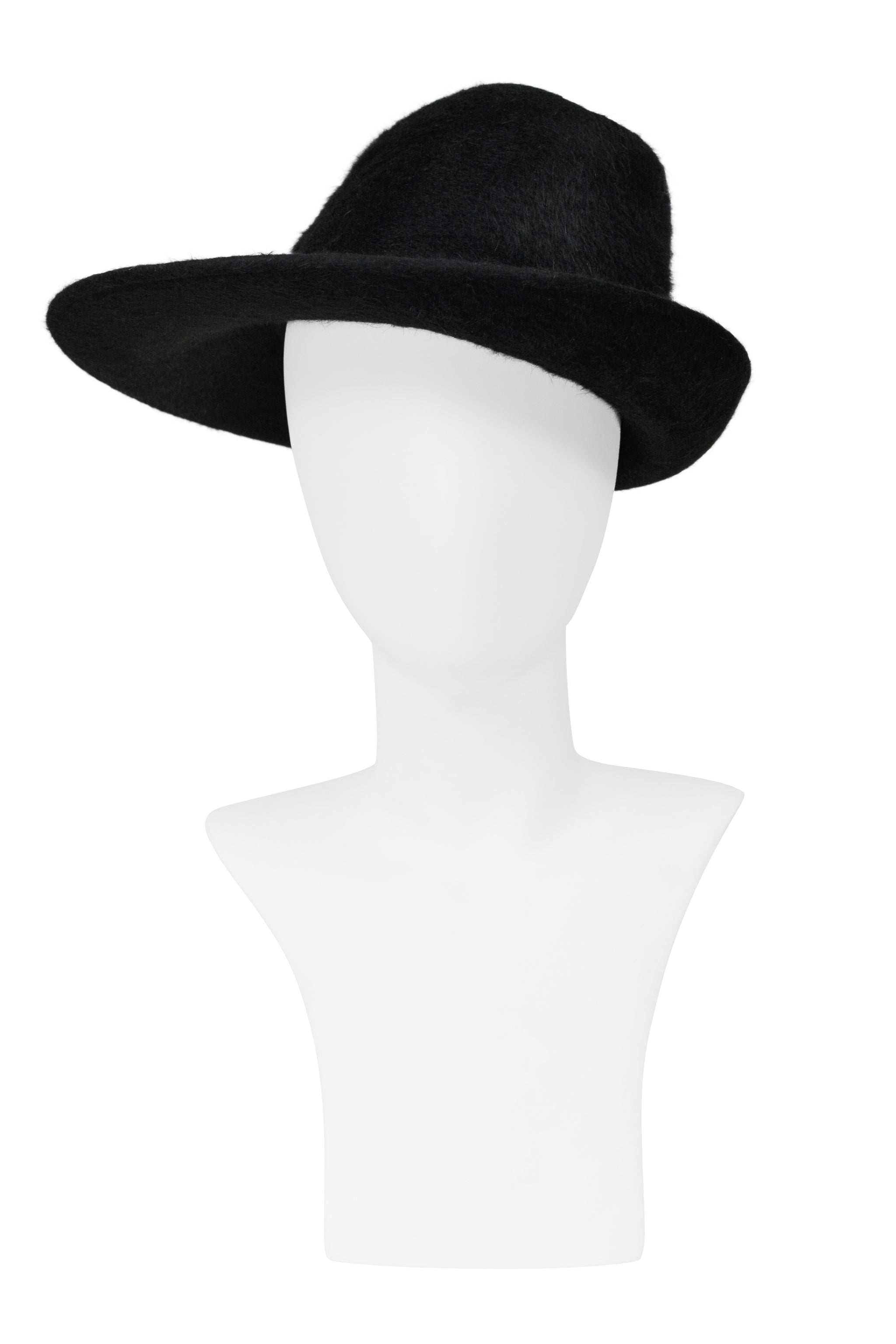 PHILLIP TREACY BLACK FANCY ASYMMETRICAL HAT