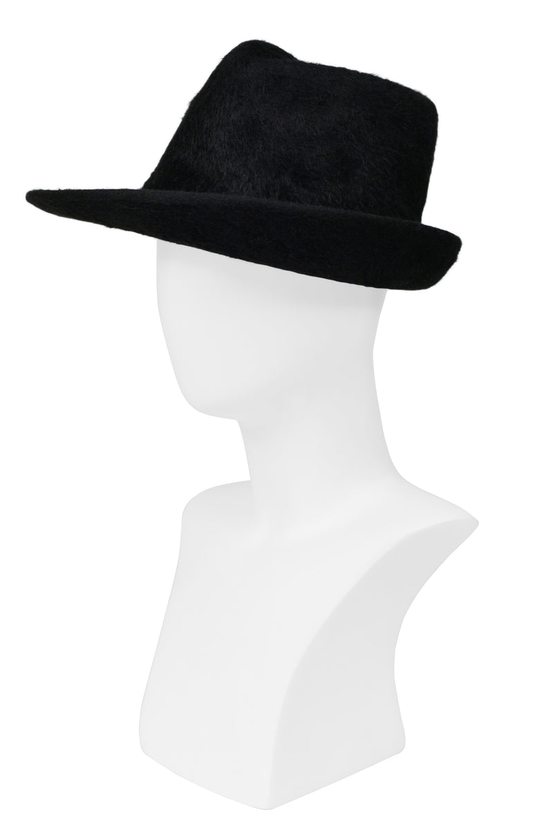 PHILLIP TREACY BLACK FANCY ASYMMETRICAL HAT