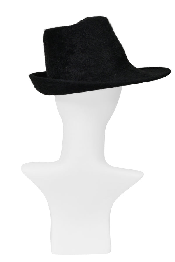 PHILLIP TREACY BLACK FANCY ASYMMETRICAL HAT