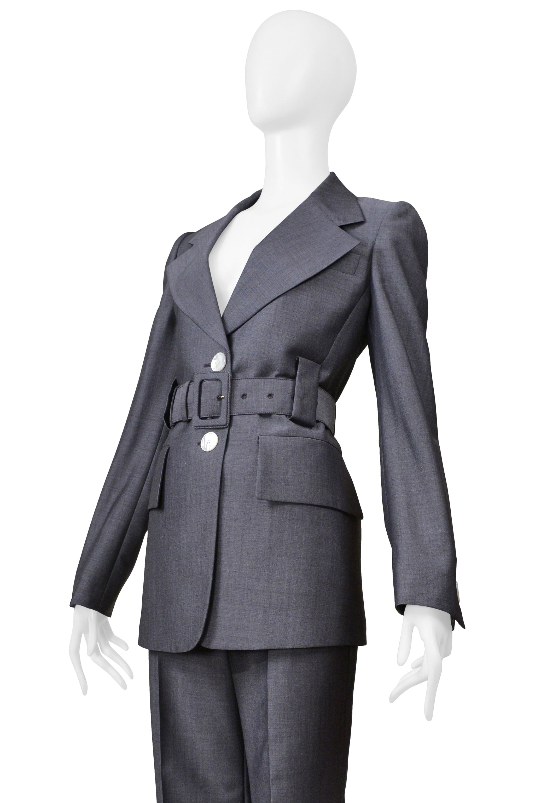 PRADA GREY SUIT JACKET AND PANTS 2020