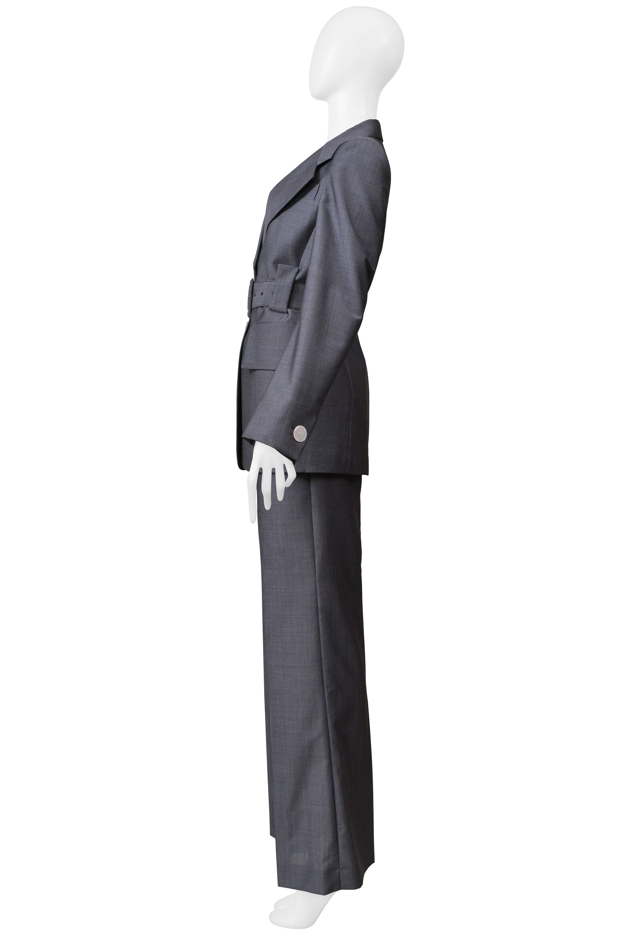 PRADA GREY SUIT JACKET AND PANTS 2020