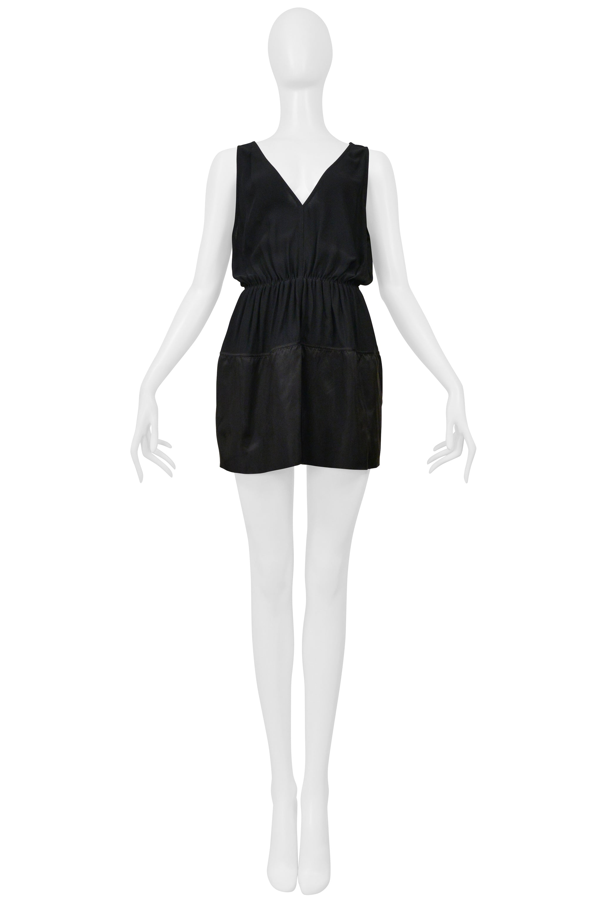 RICK OWENS BLACK TUNIC DRESS 2019