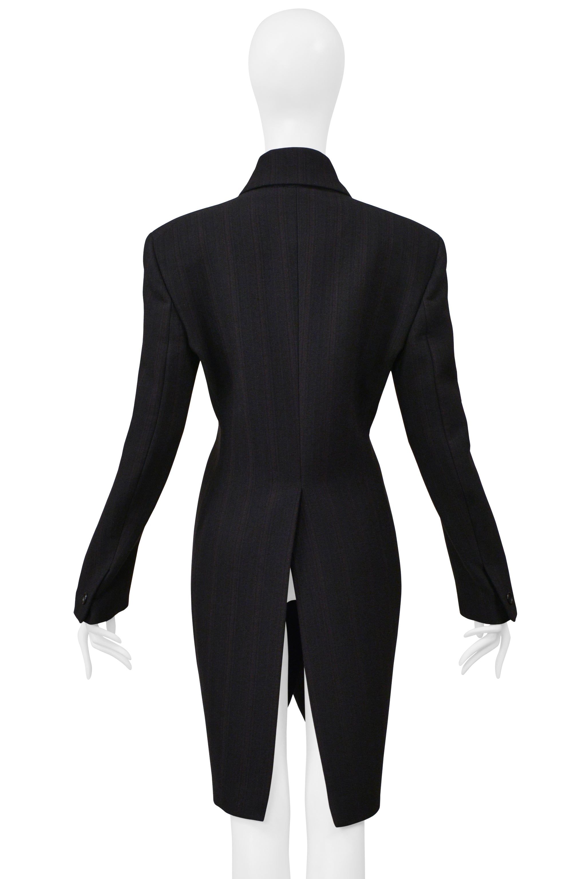 ROMEO GIGLI BLACK WOOL RIDING JACKET