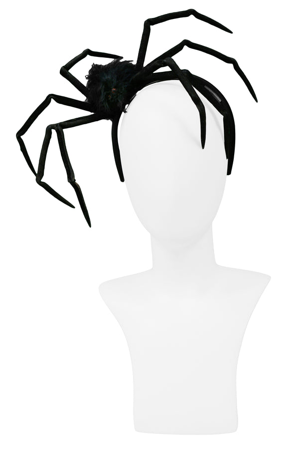 VINTAGE GIANT BLACK SPIDER HEADBAND