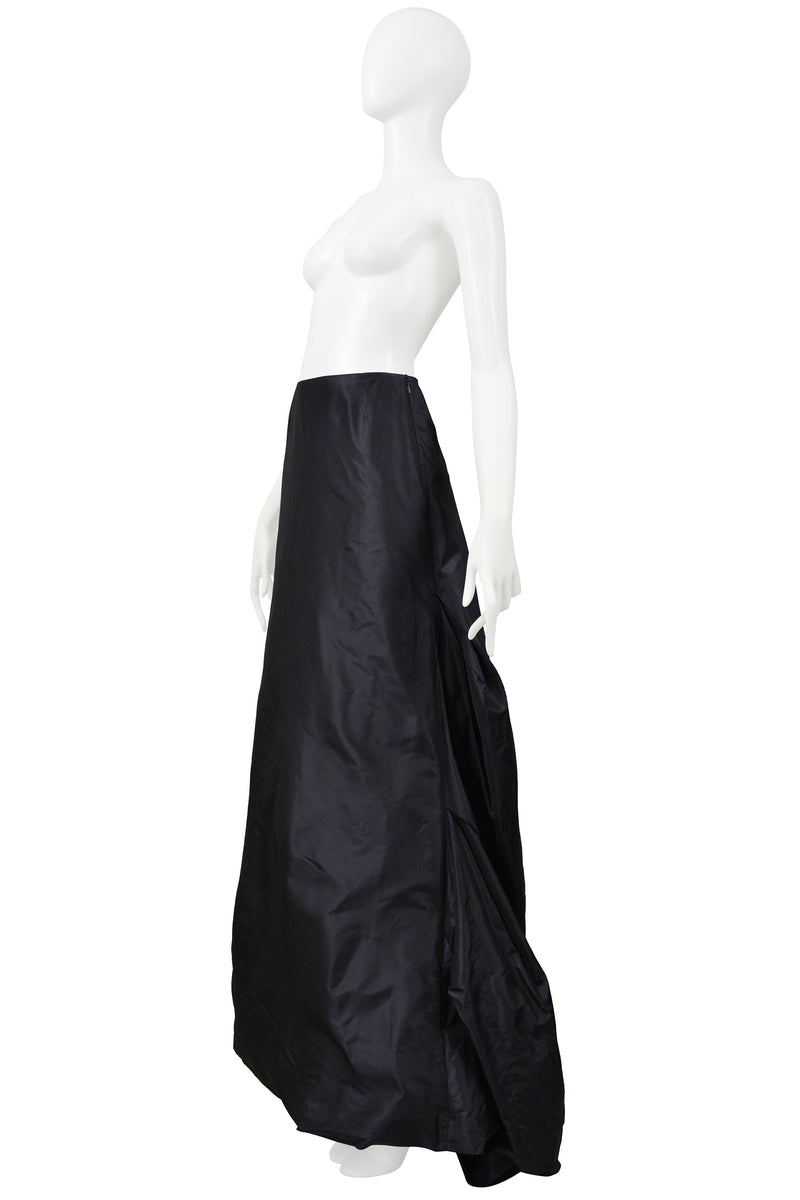 THIMISTER BLACK TAFFETA BALL GOWN EVENING SKIRT