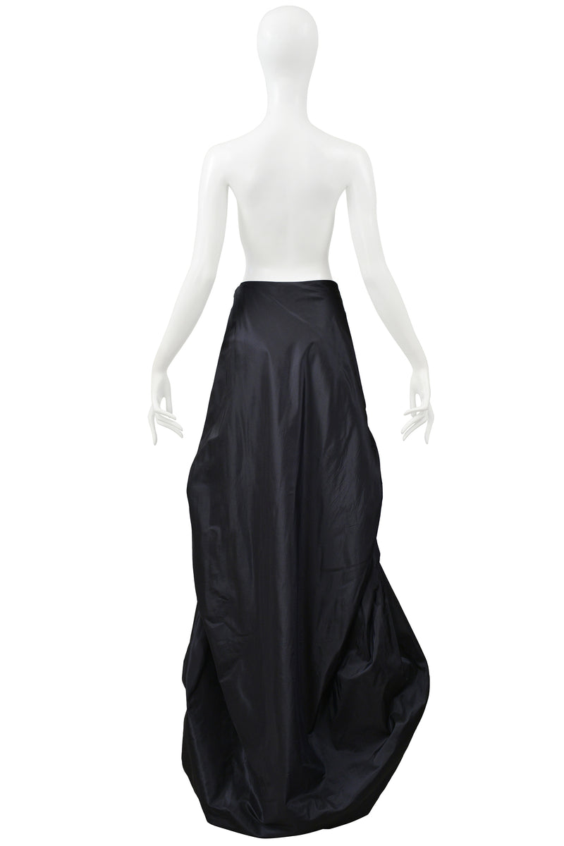 THIMISTER BLACK TAFFETA BALL GOWN EVENING SKIRT