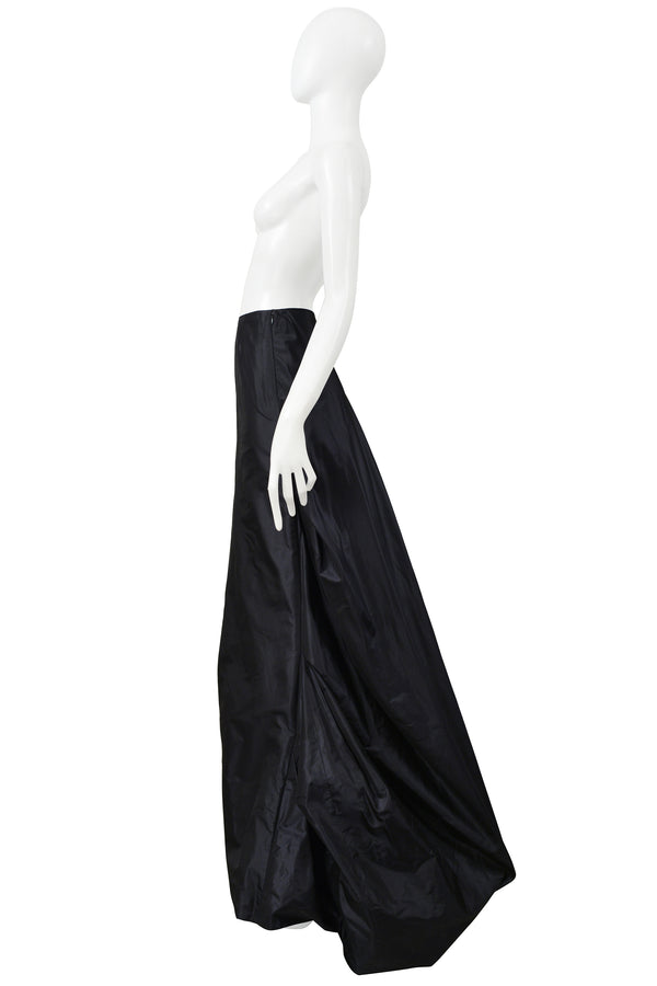 THIMISTER BLACK TAFFETA BALL GOWN EVENING SKIRT